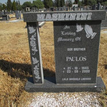 MASHININI Paulos 1945-2000