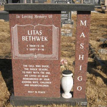 MASHIGO Litas Bethwek 1944-2007