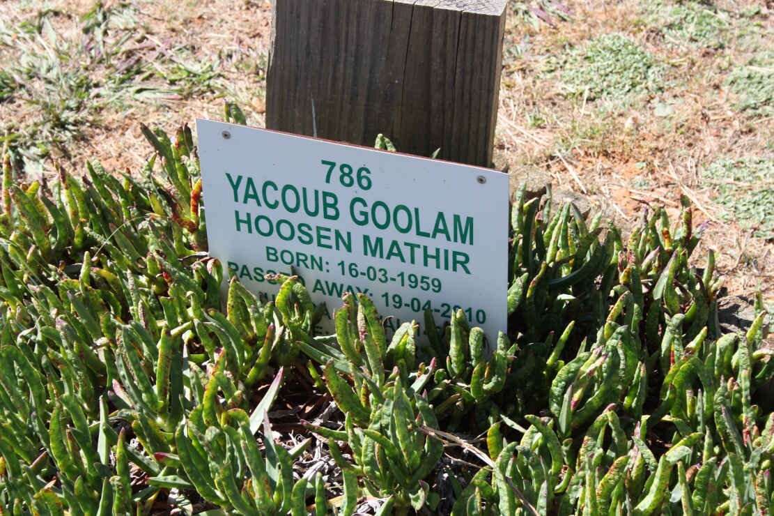 MATHIR Yacoub Goolam Hoosen 1959-2010
