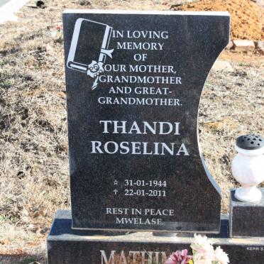 MATHI? Thandi Roselina 1944-2011