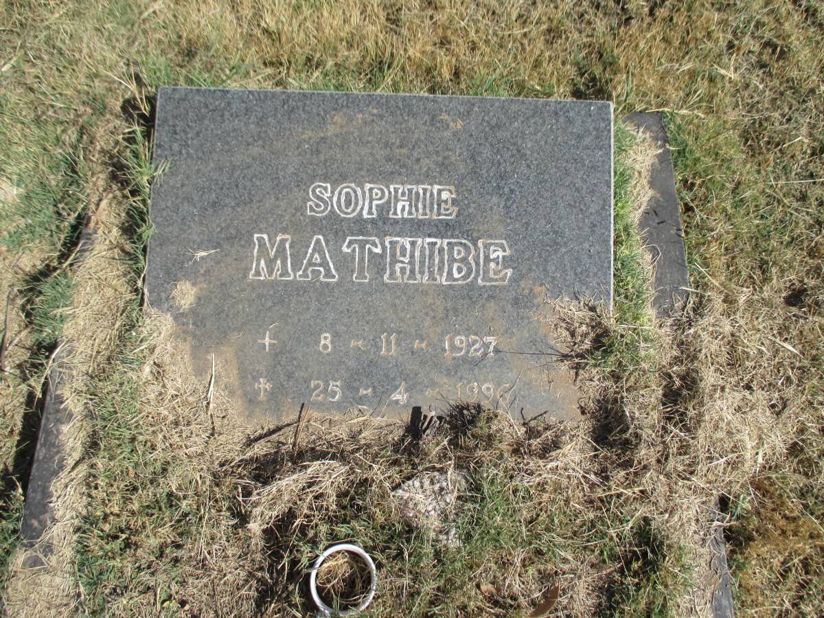 MATHIBE Sophie 1927-1996