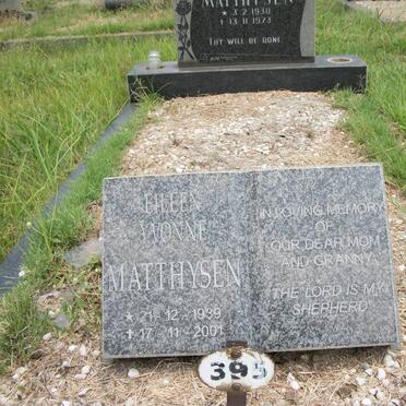 MATTHYSEN Eileen Yvonne 1939-2001