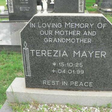MAYER Terezia 1925-1999