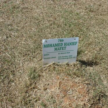 MAYET Mohamed Hanief 1949-2010