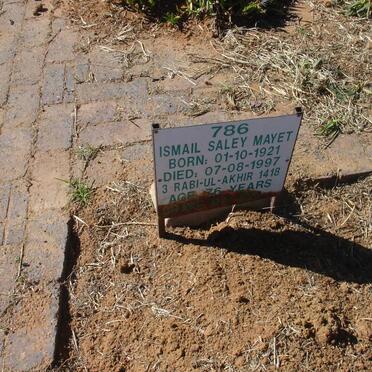 MAYET Ismail Saley 1921-1997