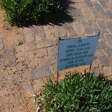 MAYET Ismail A. 1918-1999