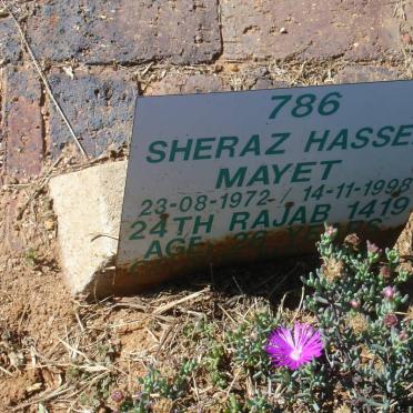 MAYET Sheraz Hassen 1972-1998