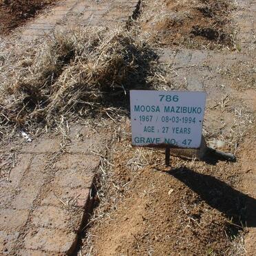 MAZIBUKO Moosa -1994