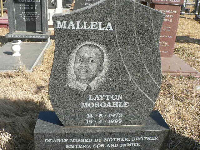 MALLELA Layton Mosoahle 1973-1999