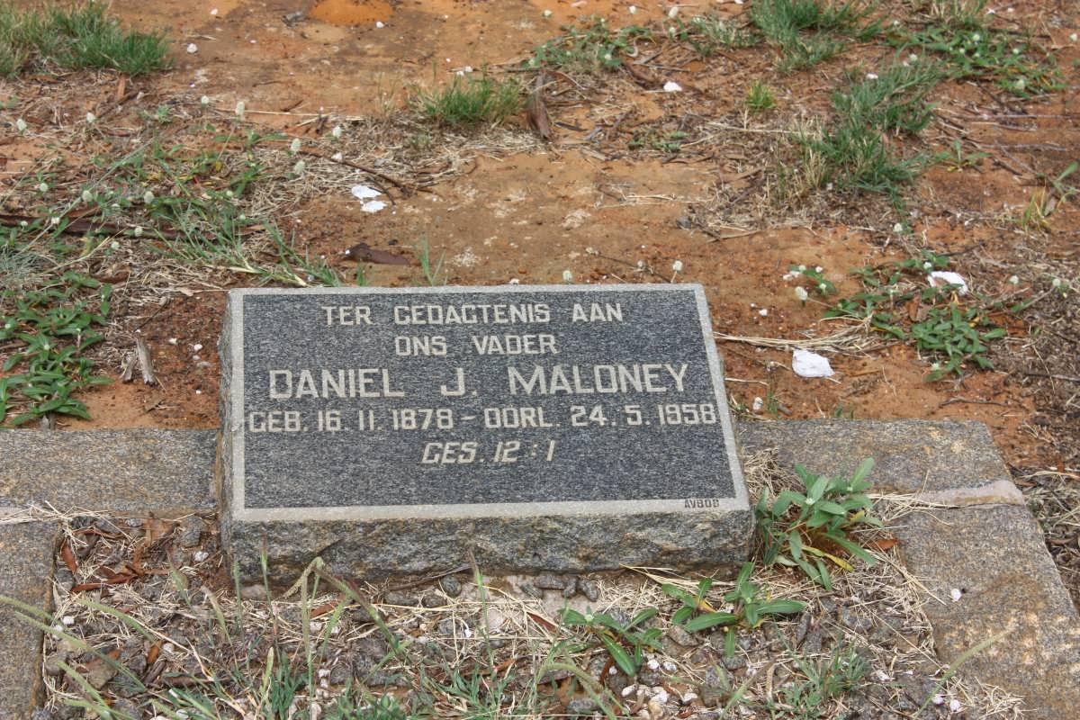 MALONEY Daniel J. 1878-1958
