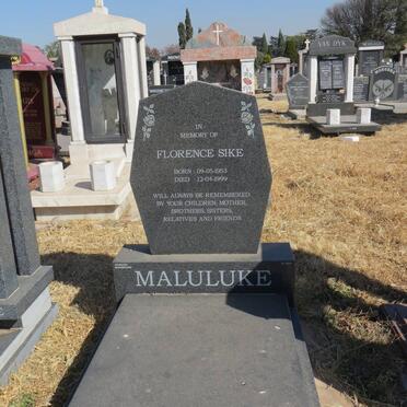 MALULUKE Florence Sike 1953-1999