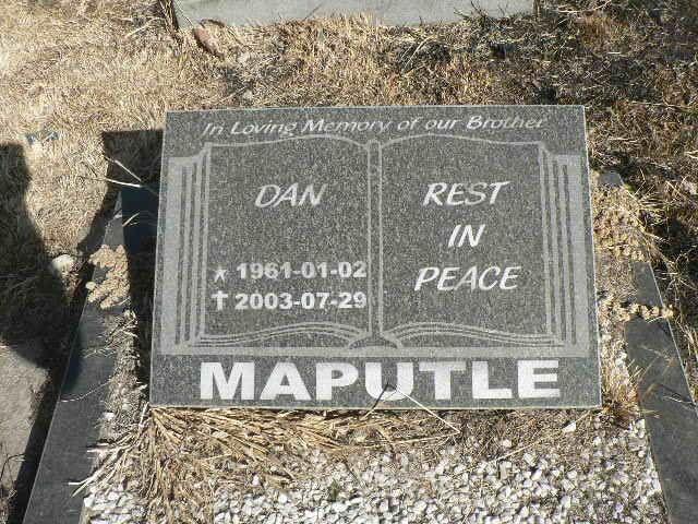 MAPUTLE Dan 1961-2003
