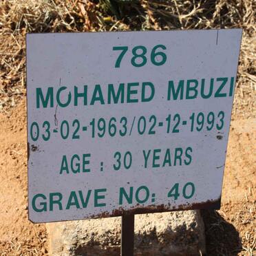 MBUZI Mohamed 1963-1993