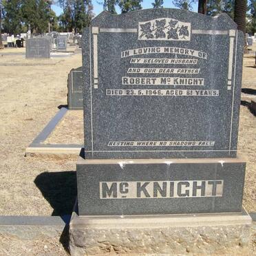 McKNIGHT Robert -1946