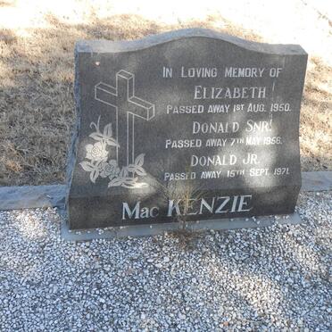 McKENZIE Donald -1956 &amp; Elizabeth -1950 :: McKENZIE Donald -1971