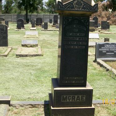 McRAE Margaret -1937