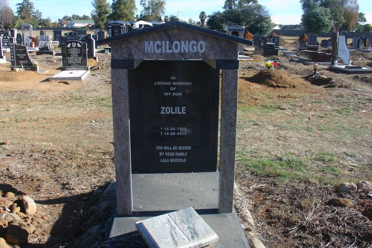 MCILONGO Zolile 1975-2012