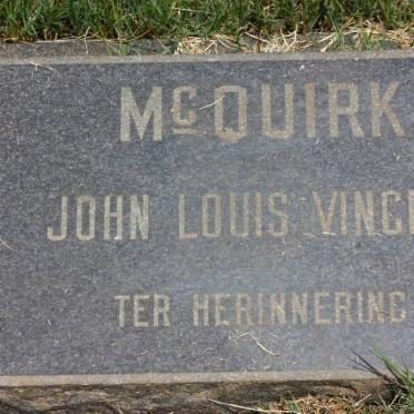 McQUIRK John Louis Vincent
