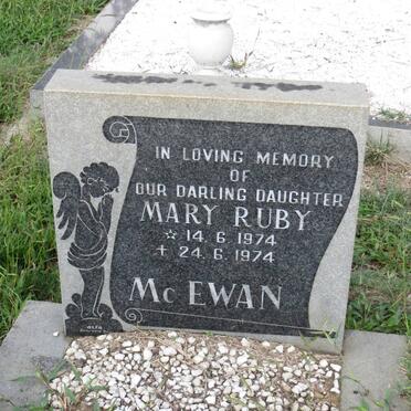 McEWAN Mary Ruby 1974-1974