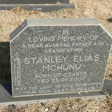 MCHUNU Stanley Elias 1939-2001