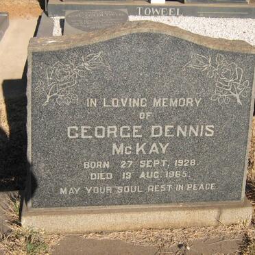 McKAY George Dennis 1928-1965