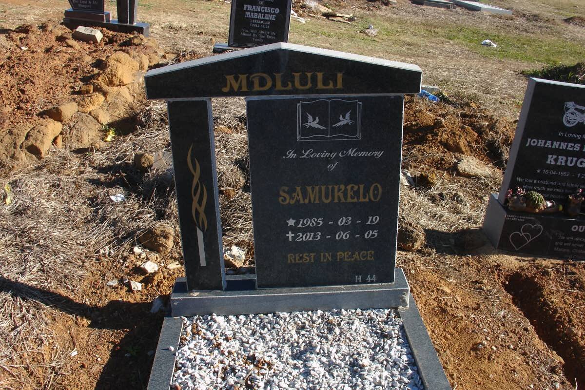 MDLULI Samukelo 1935-2013