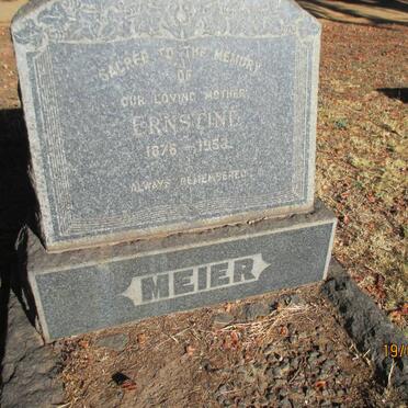 MEIER Erstine 1876-1963