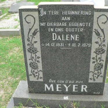 MEYER Dalene 1931-1979