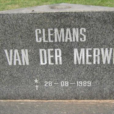 MERWE Clemans, van der 1989-1989