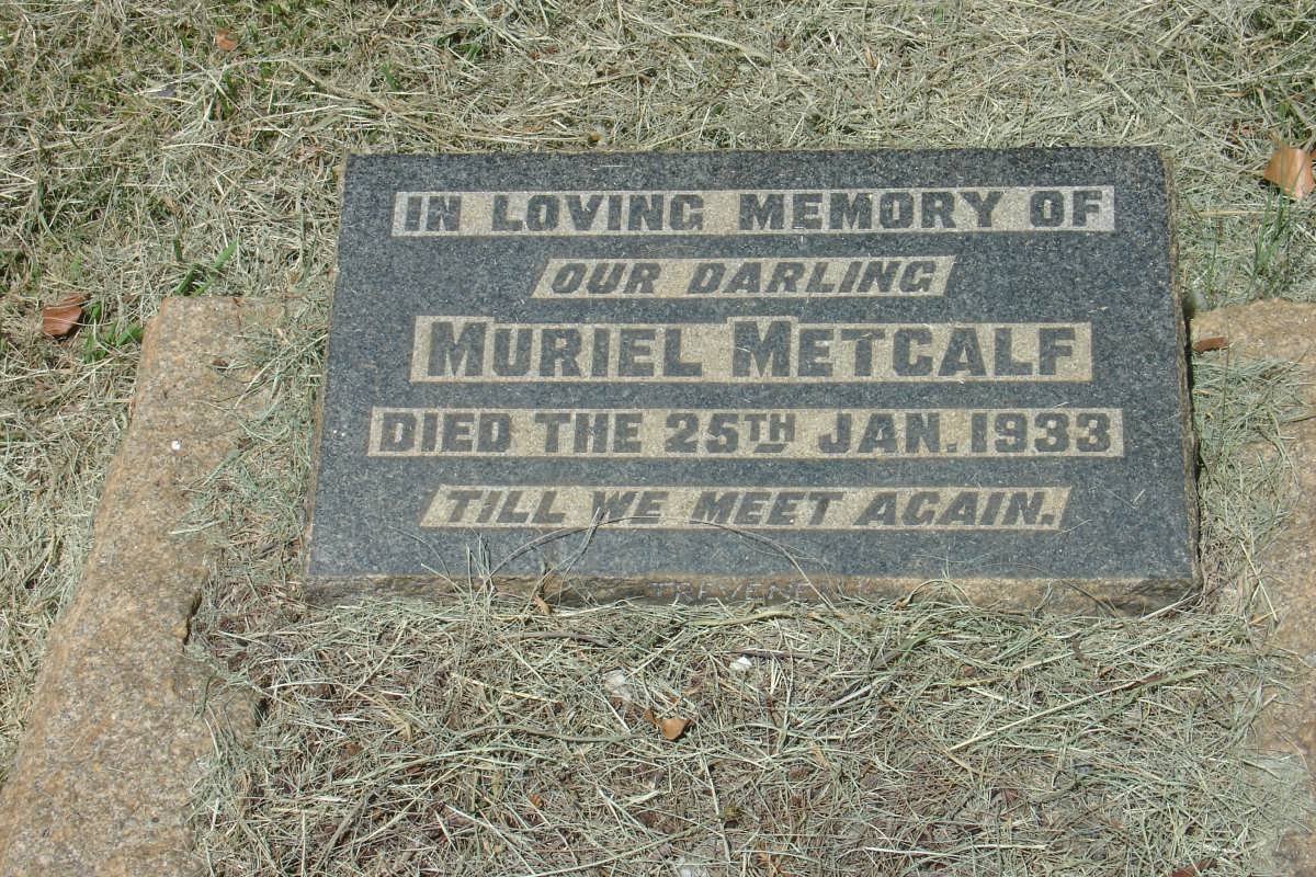 METCALF Muriel -1933