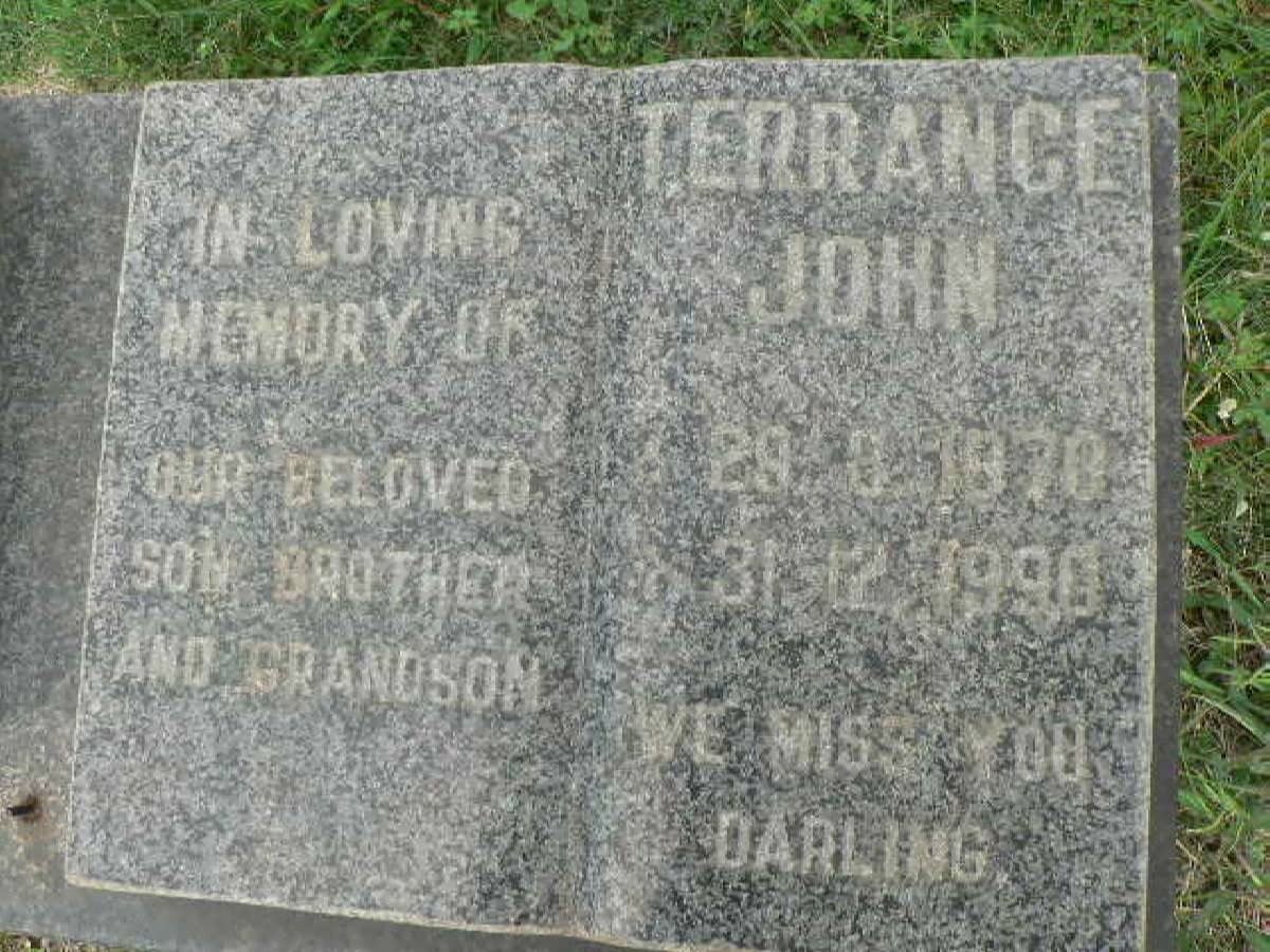 MERWE Diana, van der 1954-1972 :: RUDD Terrance John 1970-1990