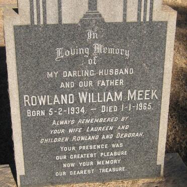 MEEK Rowland William 1934-1965