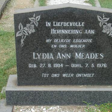 MEADES Lydia Ann 1904-1976