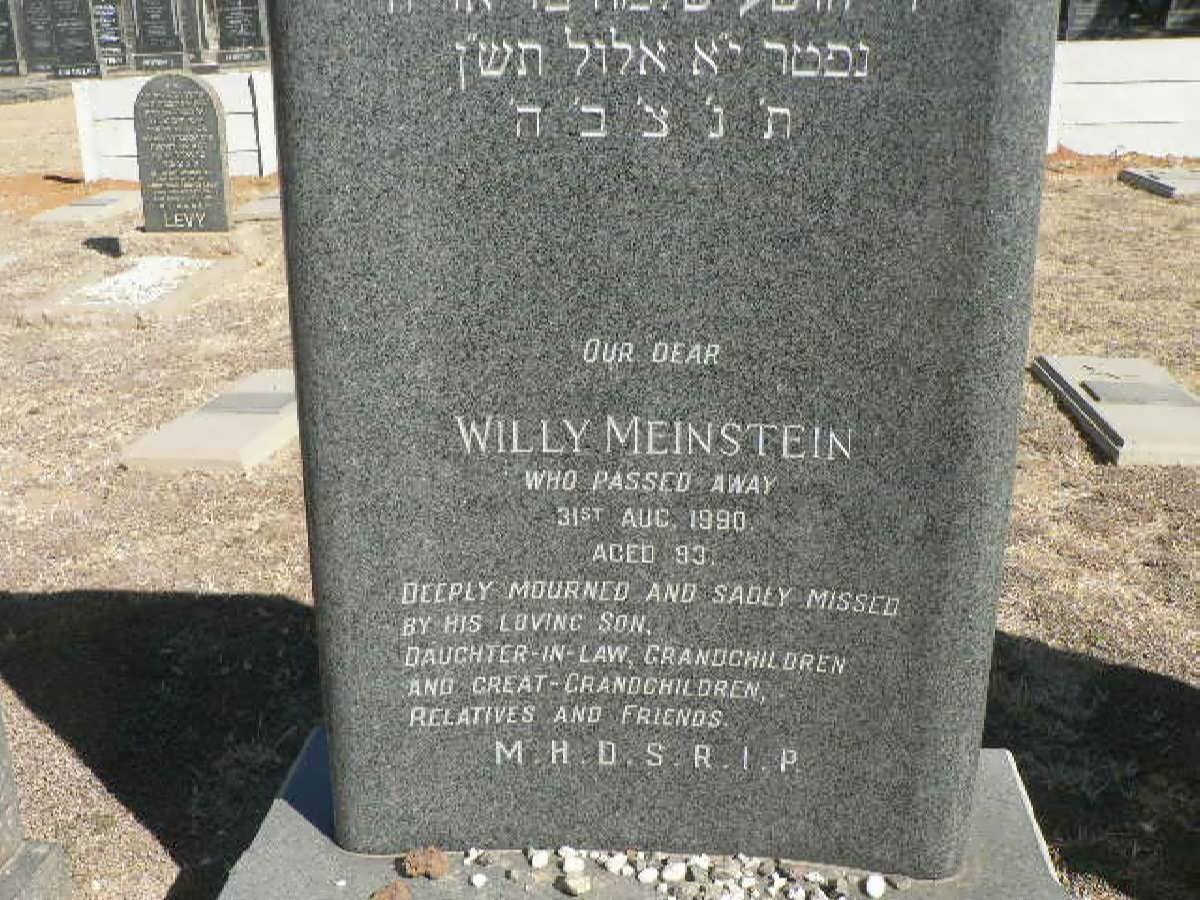 MEINSTEIN Willy -1990