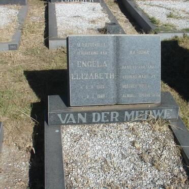 MERWE Engela Elizabeth, van der 1928-1990