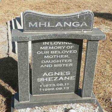 MHLANGA Agnes Shezane 1973-1999