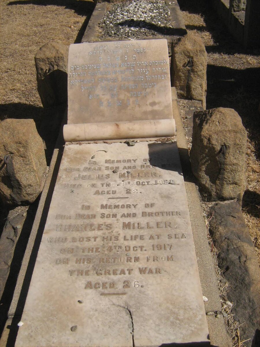 MILLER Julius -1920 :: MILLER Charles -1917