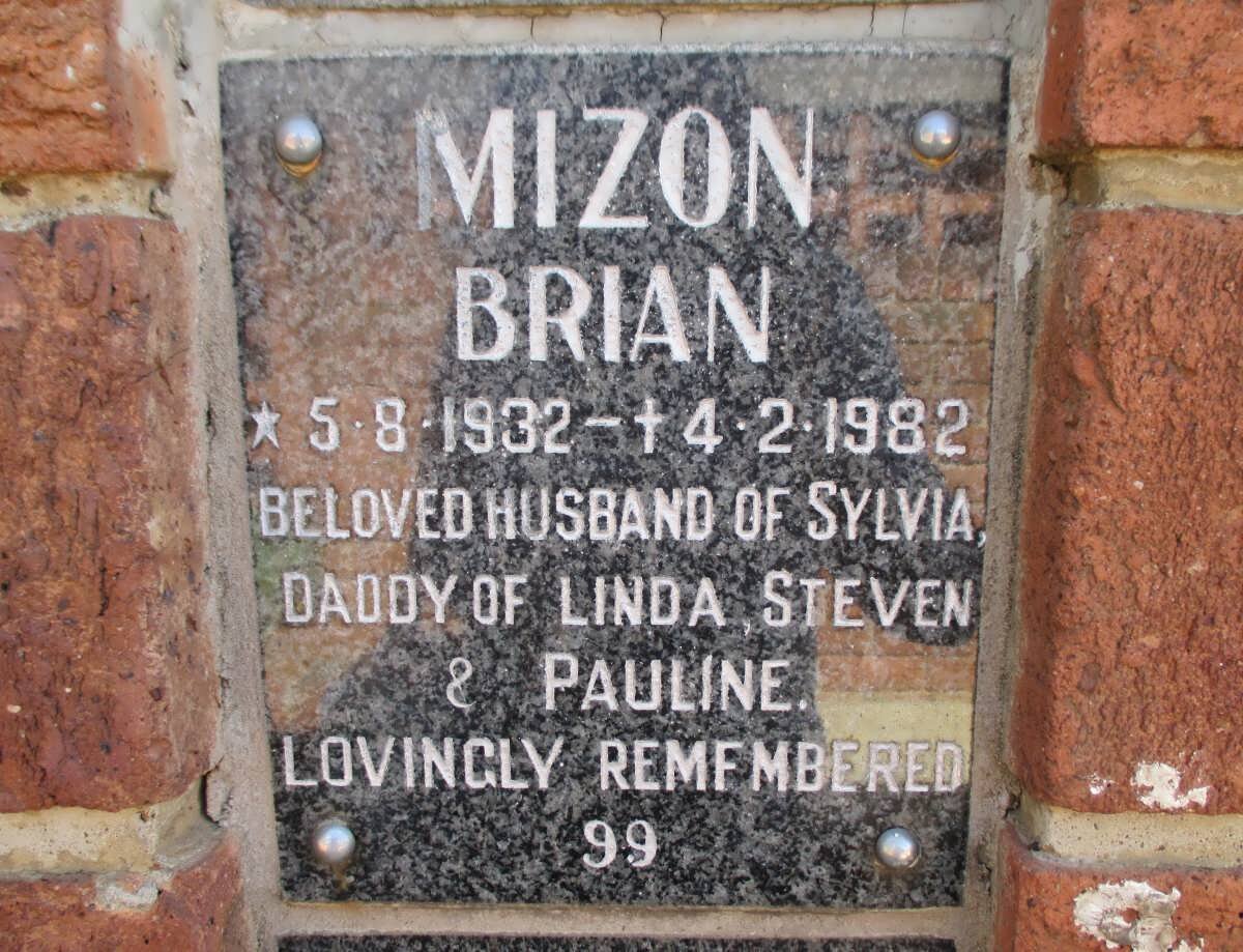 MIZON Brian 1932-1982