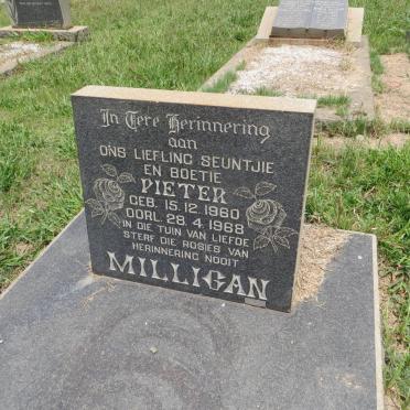 MILLIGAN Pieter 1960-1968