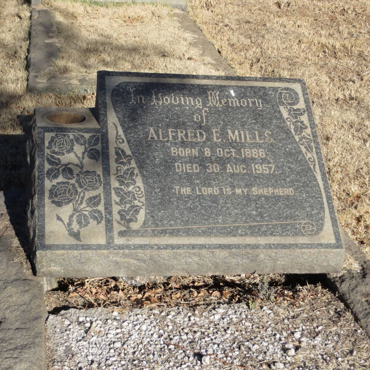 MILLS Alfred E. 1886-1957