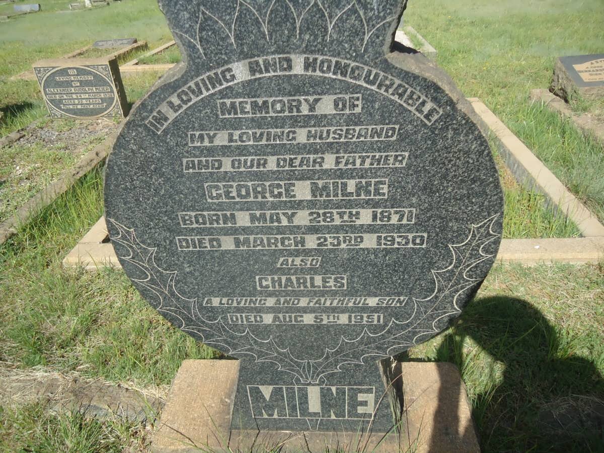 MILNE George 1871-1930 :: MILNE Charles -1951