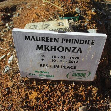 MKHONZA Maureen Phindile 1970-2012