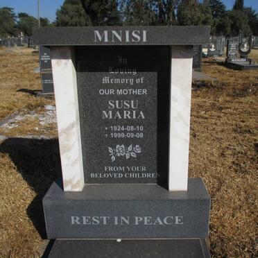 MNISI Susu Maria 1924-1999