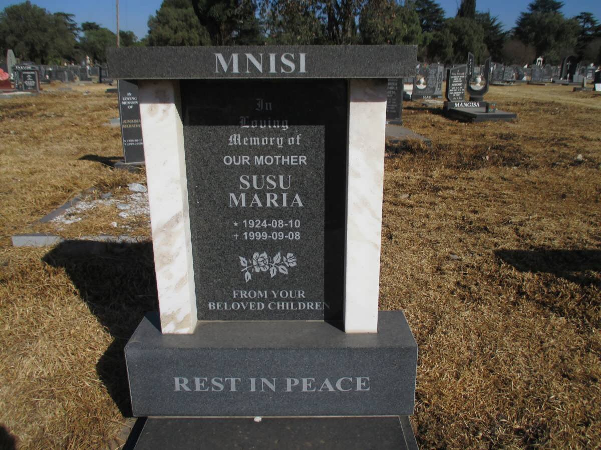 MNISI Susu Maria 1924-1999