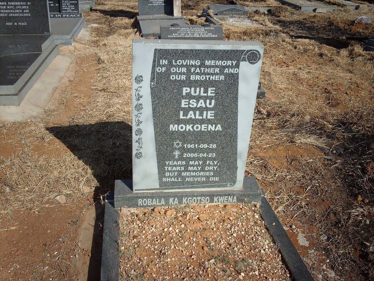 MOKOENA Pule Esau Lalie 1961-2006
