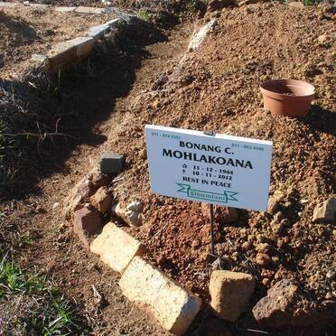 MOHLAKOANA Bonang C. 1944-2012