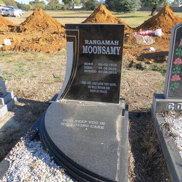 MOONSAMY RANGAMAH 1919-2010