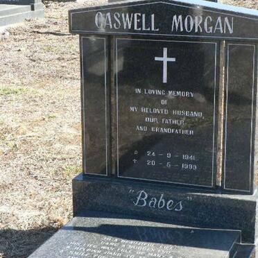 MORGAN Caswell 1941-1999