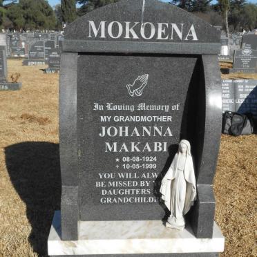 MOKOENA Johanna Makabi 1924-1999