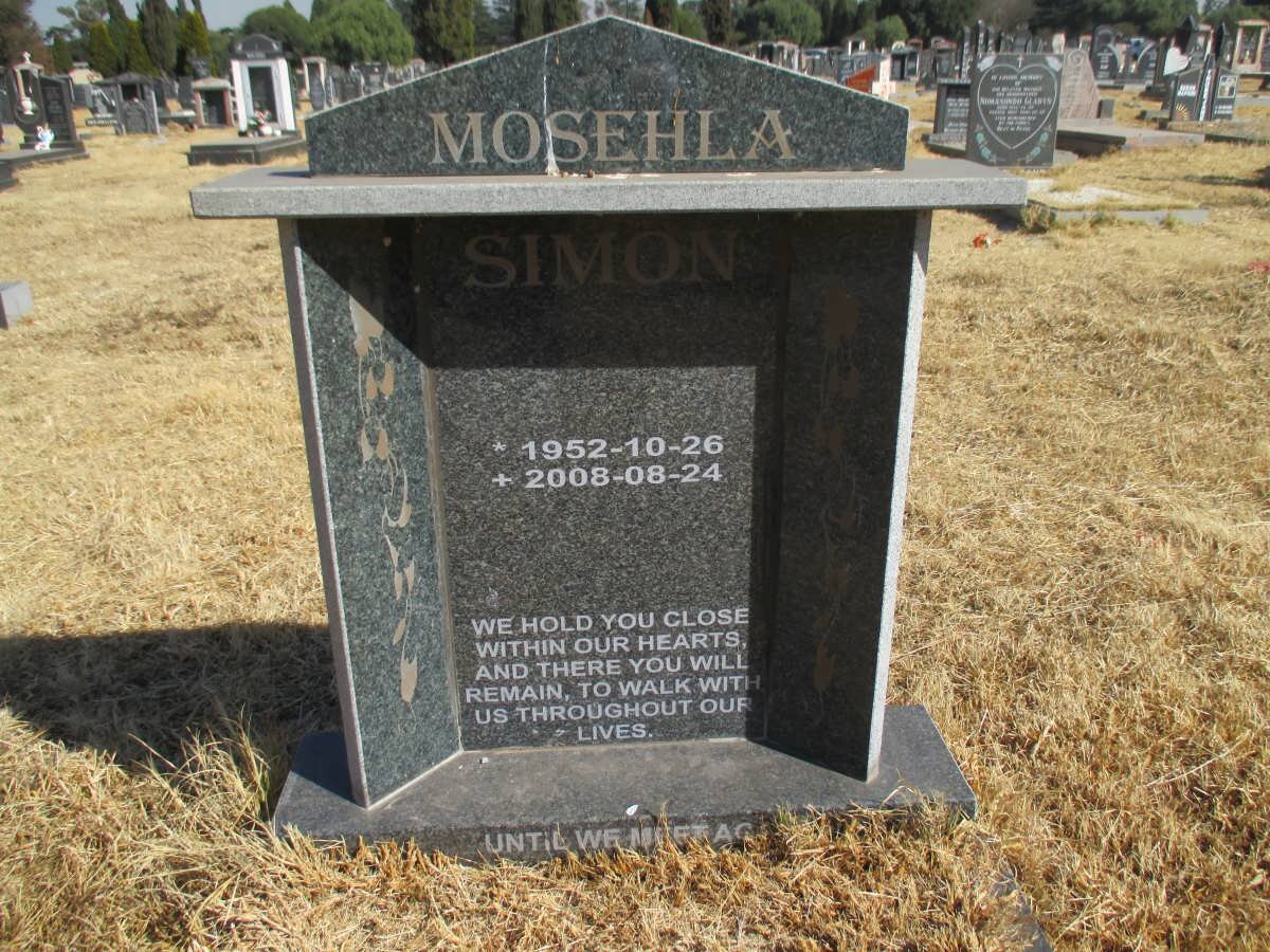 MOSEHLA Simon 1952-2008